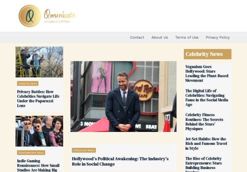 www.qmunicatemagazine.com Qmunicate Magazine Where Trends, Celebrities, and Hollywood Converge!1